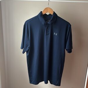 Under Armour Men’s Performance Polo, Large, Navy